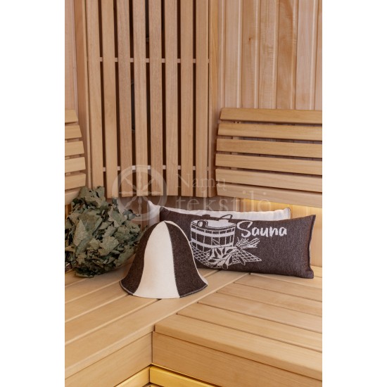 Sauna cushion BROWN
