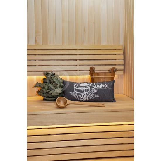 Sauna cushion DARK GREY