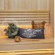 Sauna cushion DARK GREY